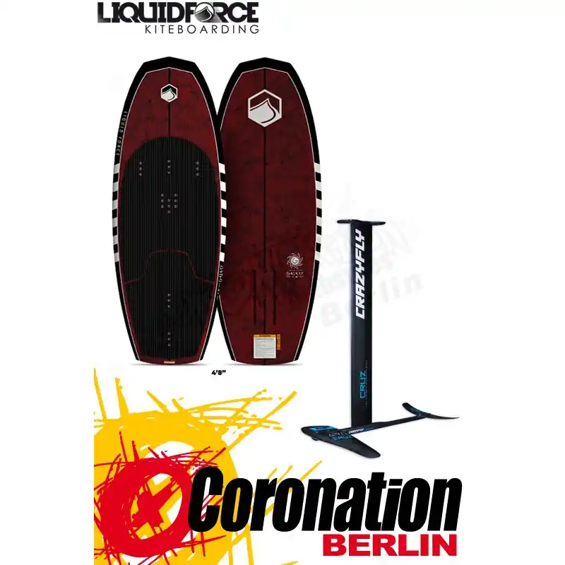 Sofort Bestellen Liquid Force GALAXY 2020 4‘8‘‘ + CrazyFly CRUZ 690 Foilset
