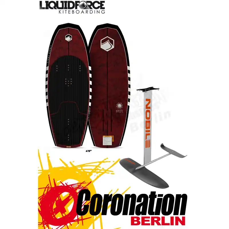 Liquid Force GALAXY 2020 4‘8‘‘ + Nobile ZEN CARBON SURF Foilset Letzte Chance