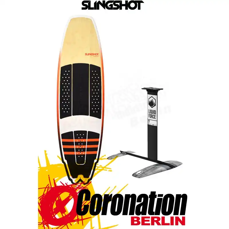 Slingshot CONVERTER + Liquid Force PERFORMANCE IMPULSE Foilset Finale Aktion