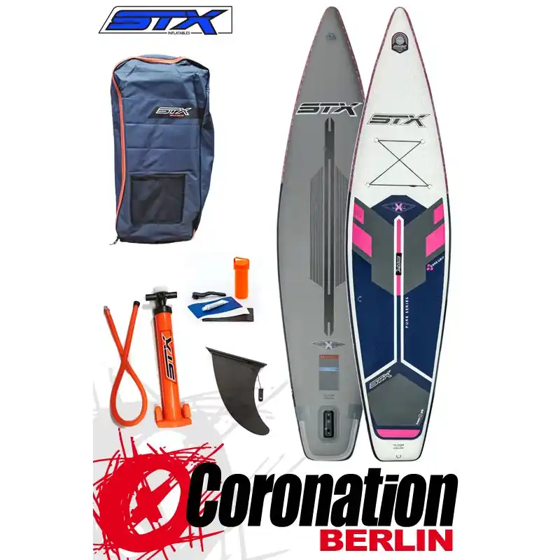 STX 2021 PURE TOURER SUP Board SET 11‘6‘‘x32‘‘x5‘‘ Purple Blue Echt