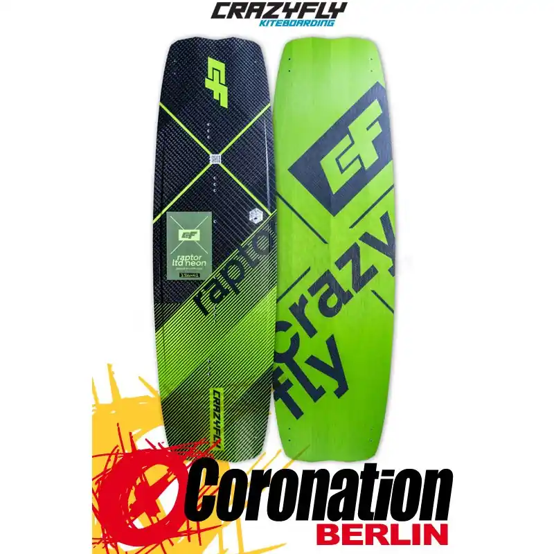 CrazyFly RAPTOR LTD NEON Kiteboard 2022 Nur Heute
