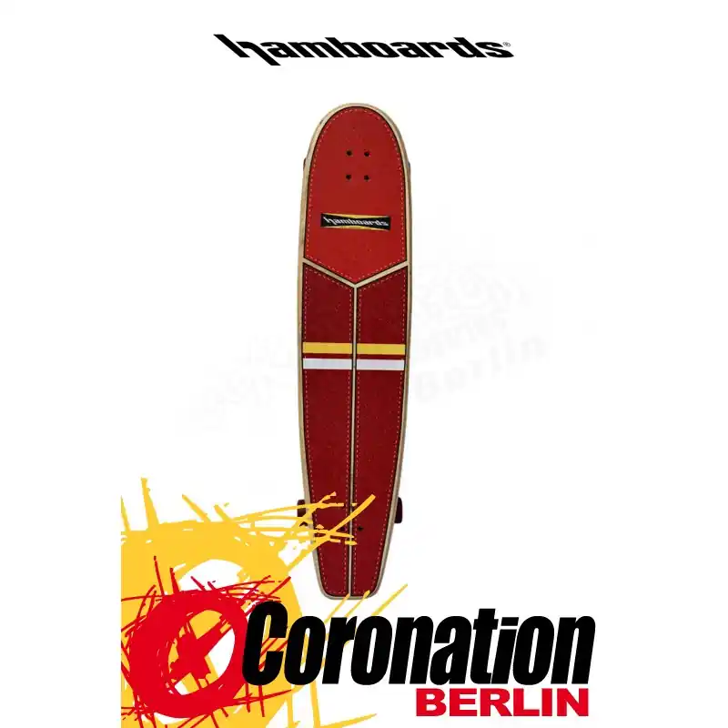 Hamboards HUNTINGTON HOP CARVING 45" Red Orange Yellow White Angebot
