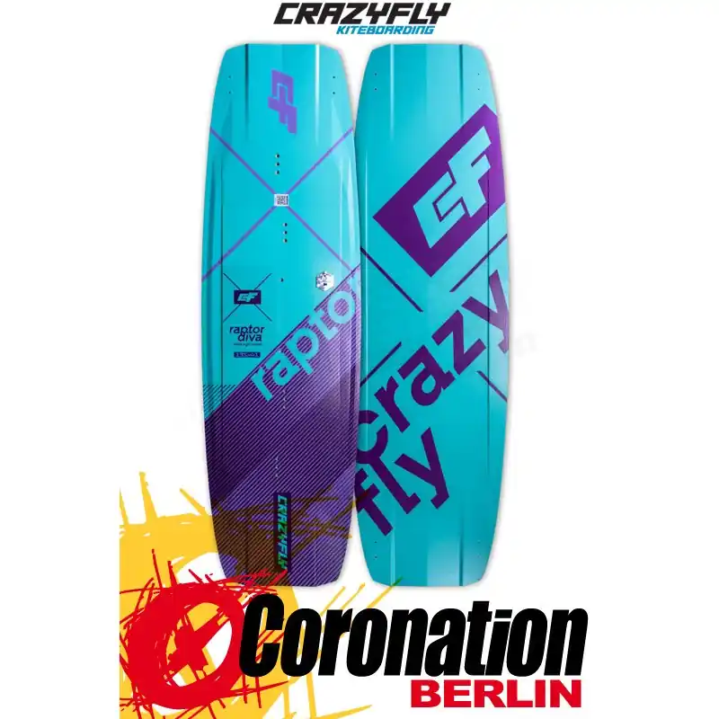 Bestpreis CrazyFly RAPTOR DIVA 2022 Kiteboard