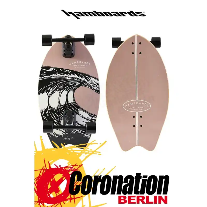 Meistverkauft Hamboards TWISTED FIN 26" Pastel