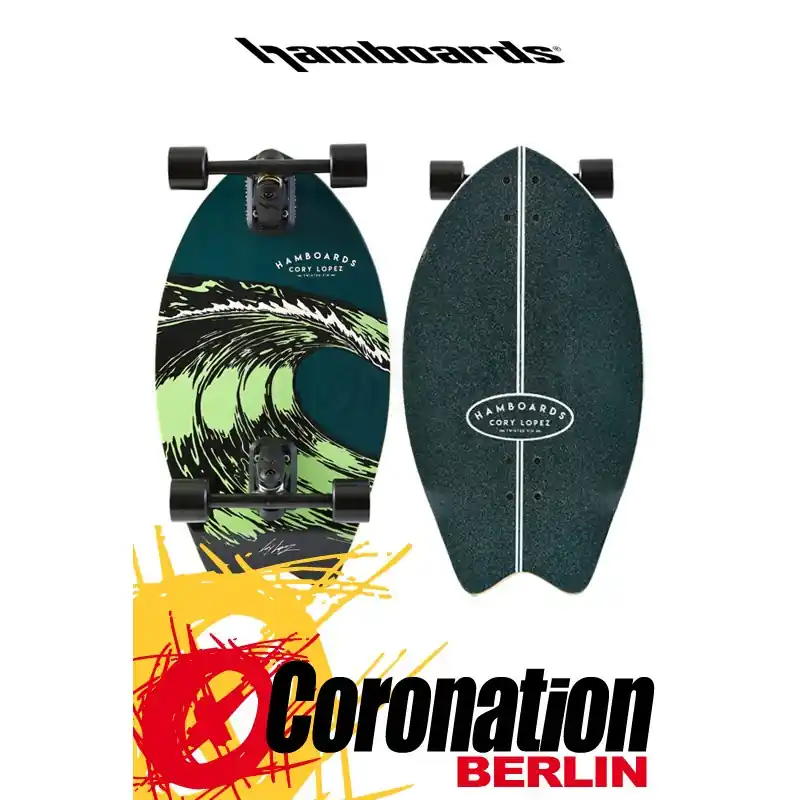 Hamboards TWISTED FIN 26" Dark Teal Sofort Bestellen