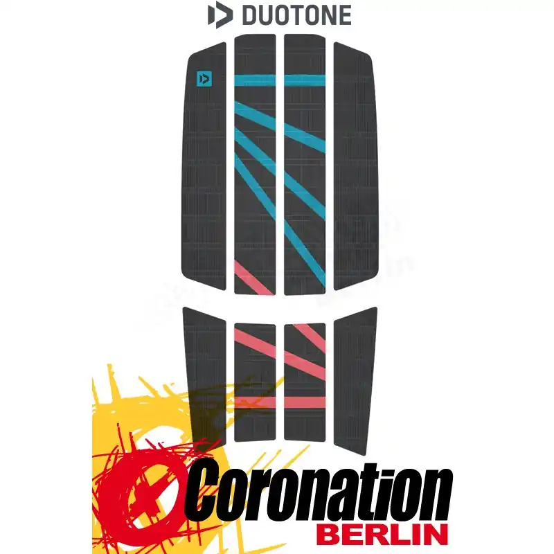 Sale Duotone TRACTION PAD TEAM FRONT 2022 dark grey/stripes