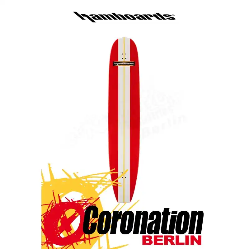 Hamboards CLASSIC 74" Red Nur Heute