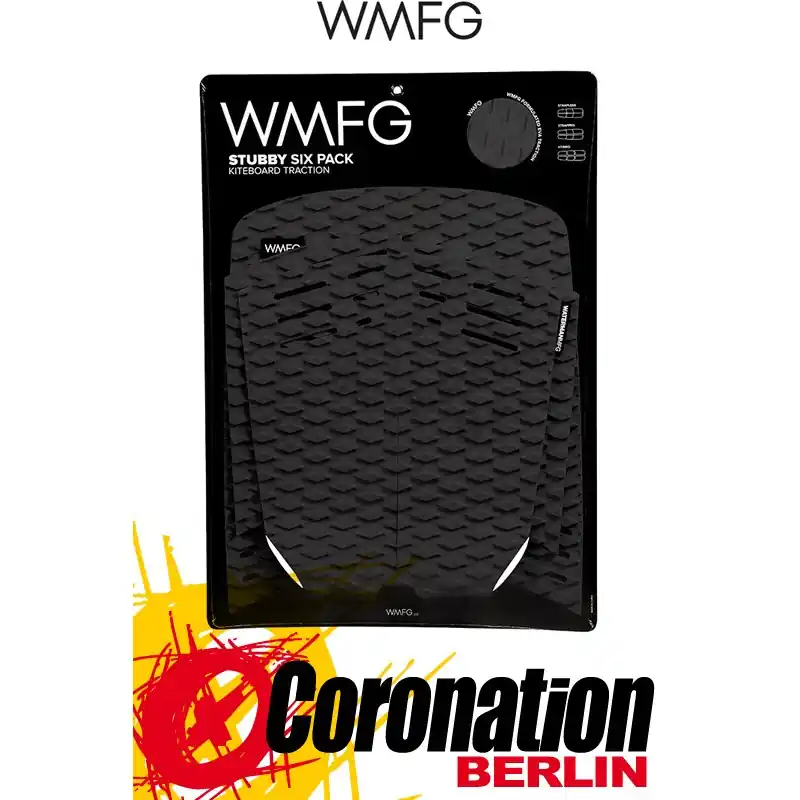 WMFG STUBBY Six Pack Traction Pad Black Letzte Chance