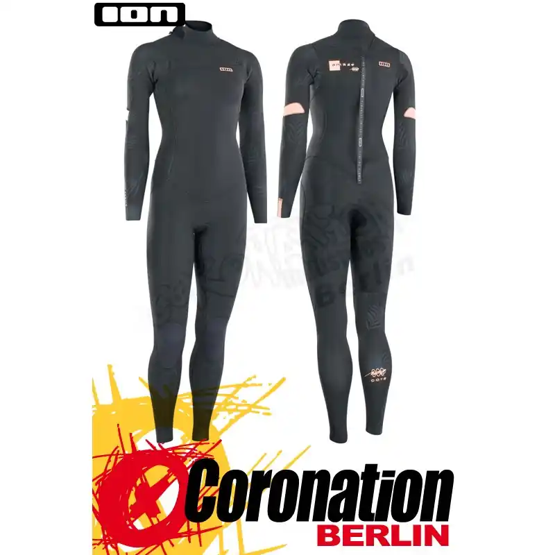 Zertifiziert ION AMAZE CORE 5/4 BACK ZIP Neoprenanzug black