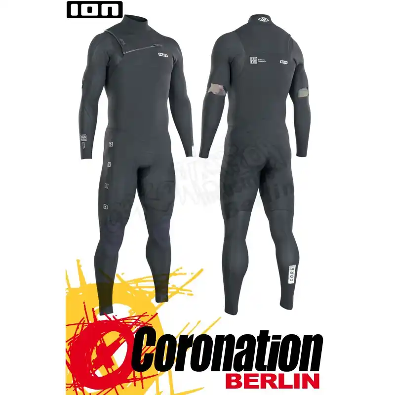 ION SEEK CORE 4/3 FRONT ZIP Neoprenanzug black Abverkauf
