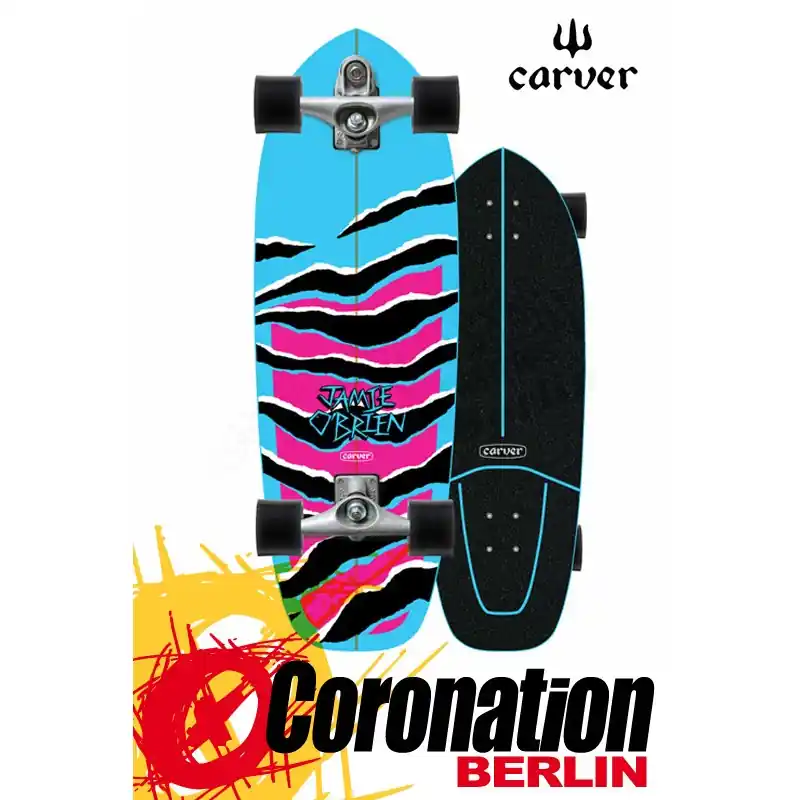 Carver J.O.B BLUE TIGER C7 31" Surfskate Nur Für Kurze Zeit