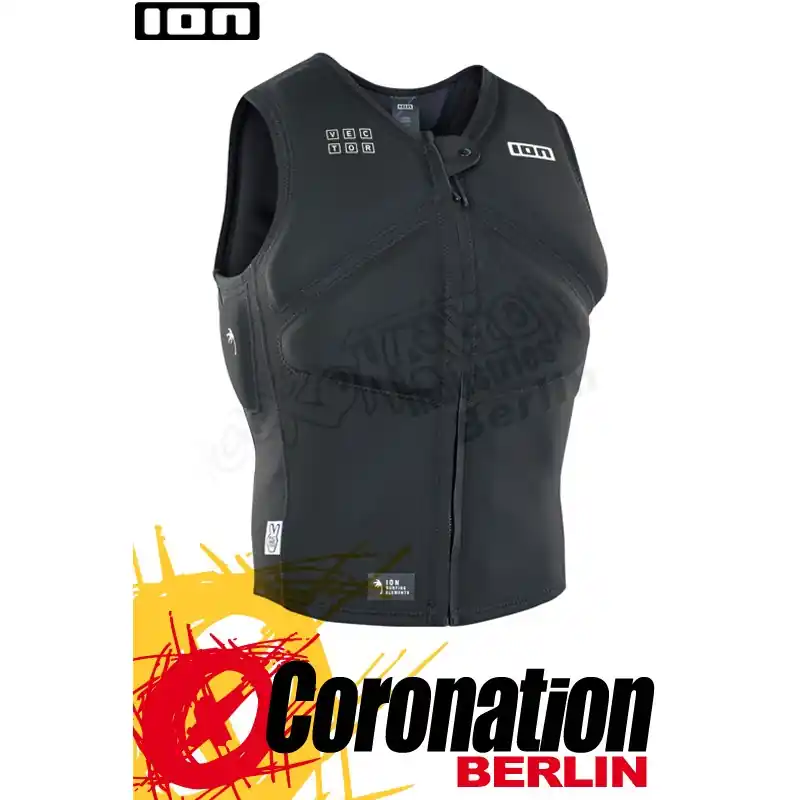 ION VECTOR VEST CORE FRONT ZIP black Sonderaktion