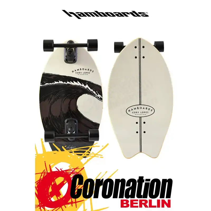 Garantierte Lieferung Hamboards TWISTED FIN 26" Grey