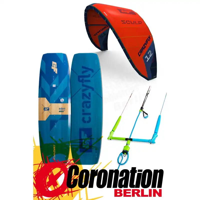 Kitesurf Set CF SCULP 2022 + SICK Bar + ACTON Geprüft