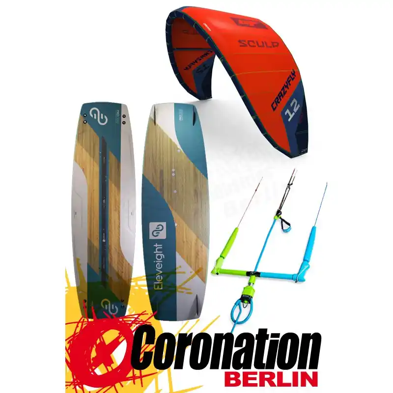 Kitesurf Set CF SCULP 2022 + SICK Bar + Eleveight PROCESS Neuheit