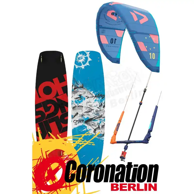 Angebot Kitesurf Set Duotone EVO + CLICK Bar + Slingshot CRISIS