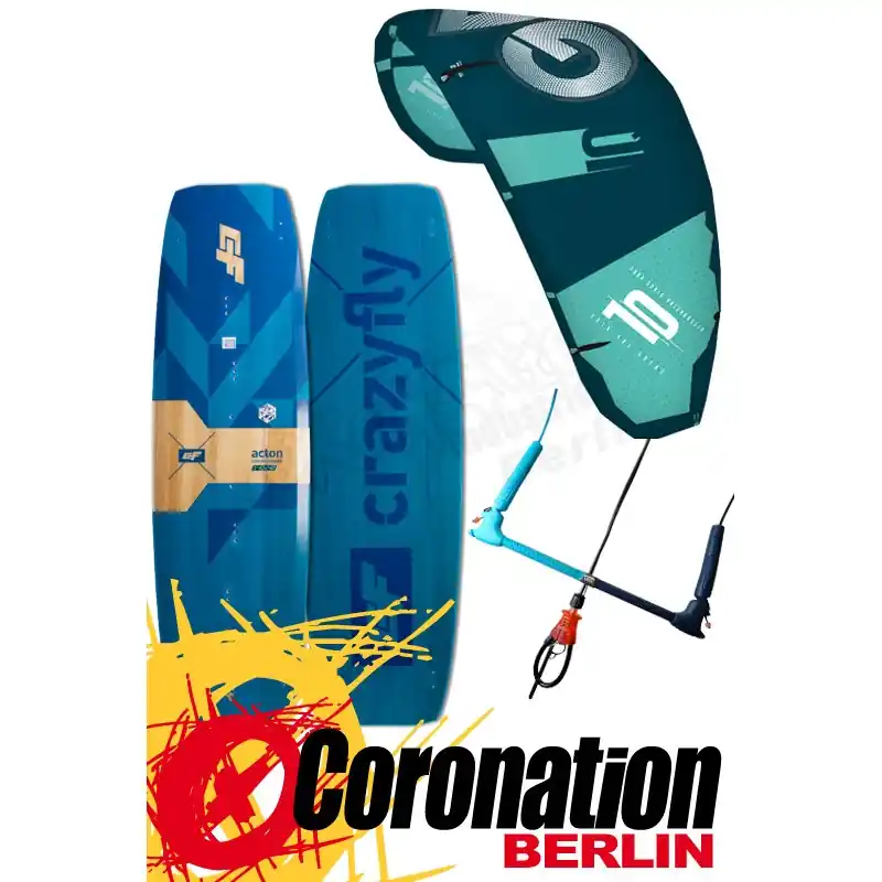 Beliebt Kitesurf Set GA IQ + X6 Bar + Crazy Fly ACTON