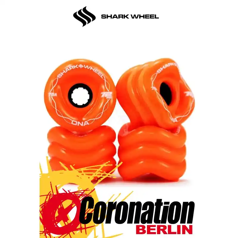 Preis Gesenkt Shark Wheel DNA 72mm Wheels Orange