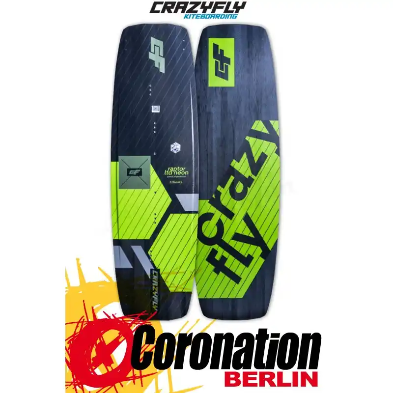 Schneller Versand CrazyFly RAPTOR LTD NEON 2023 Kiteboard