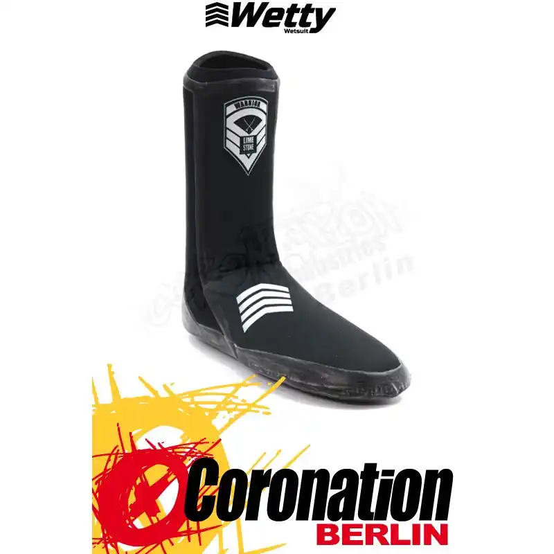 Wetty SURF BOOTS WARRIOR BLACK 5MM Rabatt