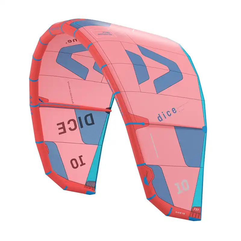 Zertifiziert Duotone DICE 2022/23 TEST Kite 9m - Coral Red
