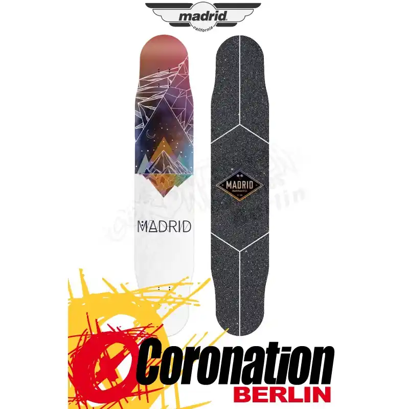 Madrid FIBERGLASS POLE 46‘‘ SPACE MOUNTAIN Longboard Deck Markenprodukt