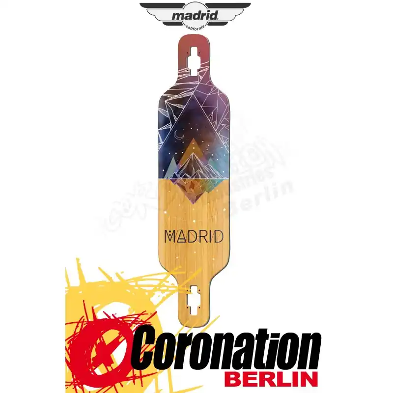 Garantierte Lieferung Madrid SPACE MOUNTAIN 40‘‘ DROP THROUGH Longboard Deck