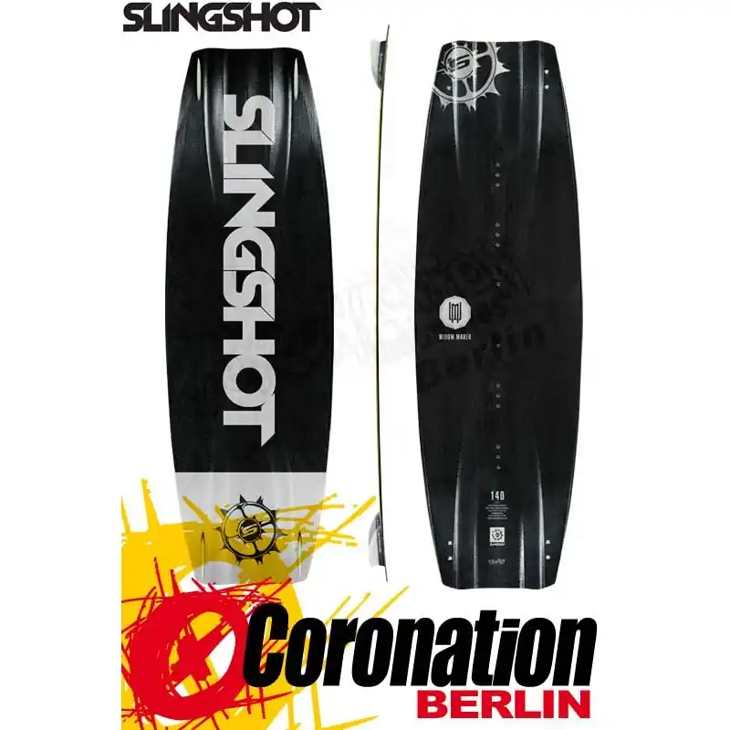 Abverkauf Slingshot WIDOW MAKER CARBON TEST 140 + DUALLY BINDUNG