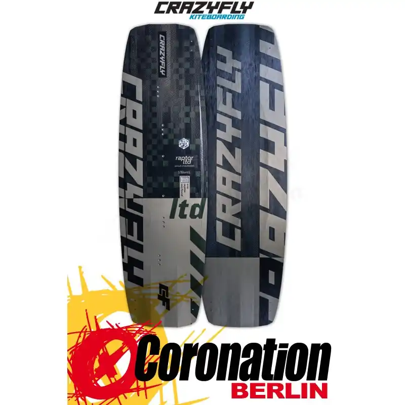 Bestpreis CrazyFly RAPTOR LTD 2024 Kiteboard