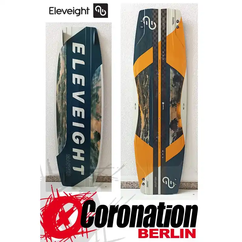 Billig Eleveight MASTER V5 Kiteboard TEST - 139cm + BINDUNG