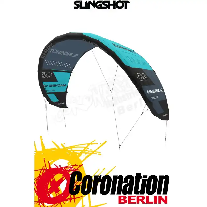 Slingshot MACHINE V2 TEST Kite 8m blue Neue Kollektion