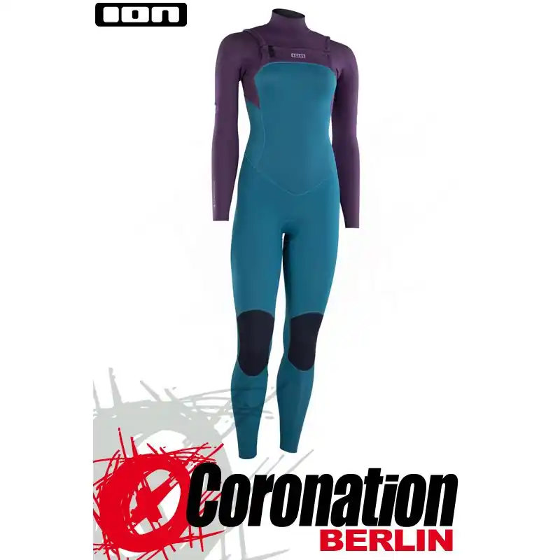 Preisreduziert ION Wetsuit Element 3/2 Front Zip women - Deep-Forest