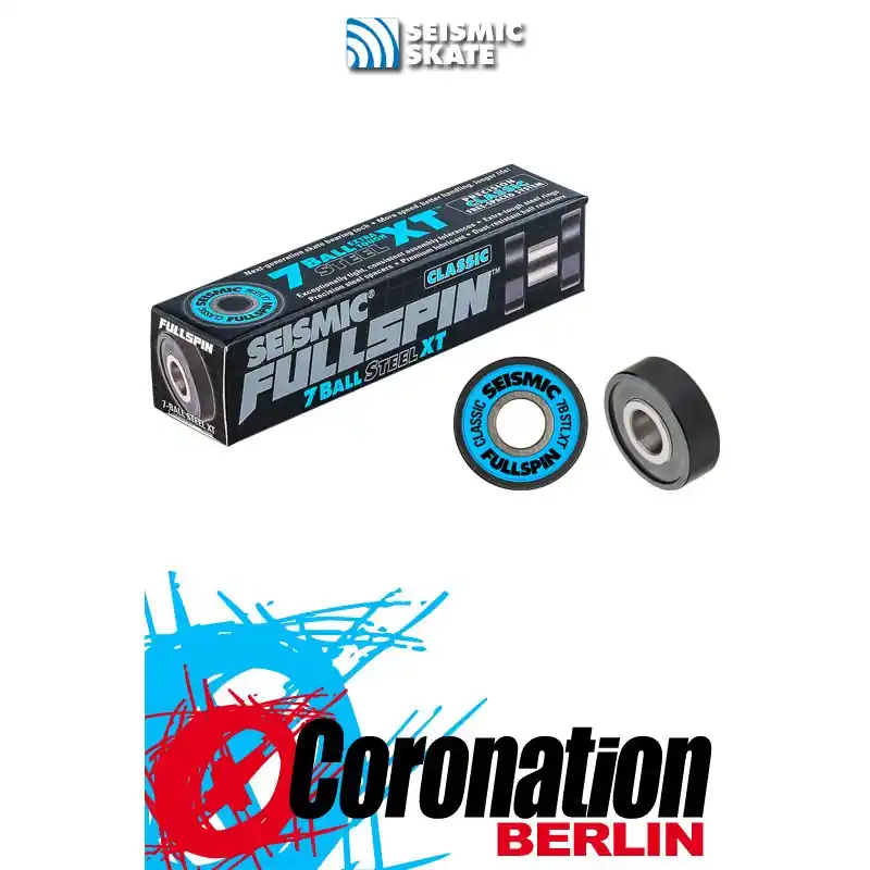 Neu SEISMIC Fullspin 7-Ball Steel XT Classic Bearings