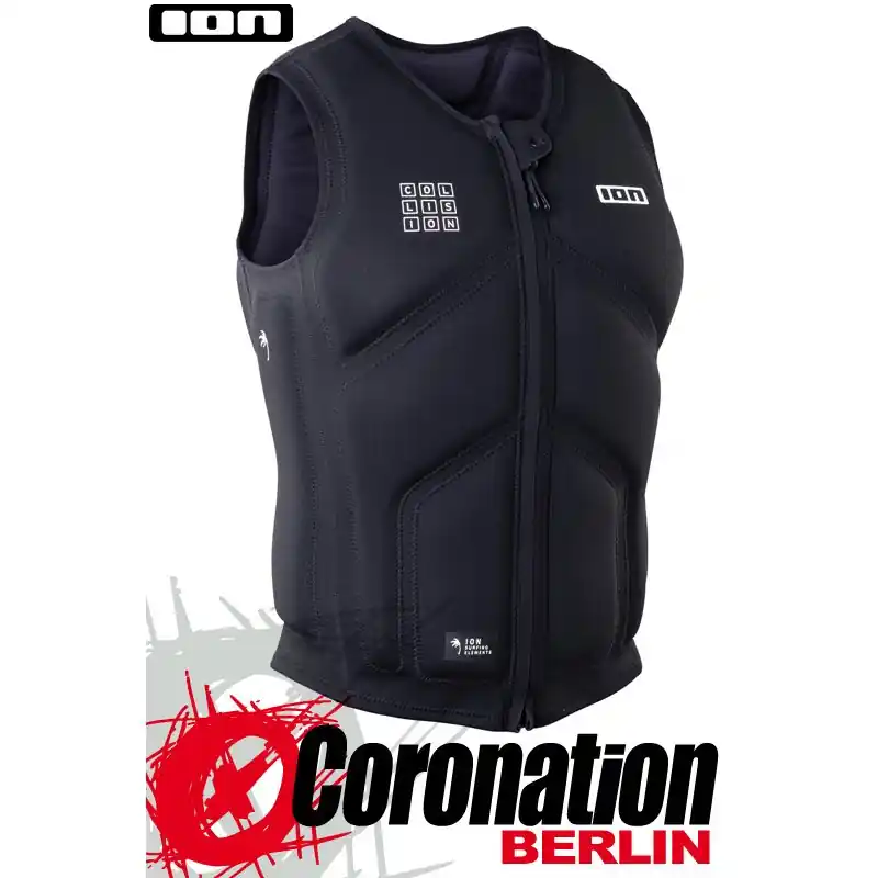 Abverkauf ION COLLISION Core VEST Front Zip Herren - black