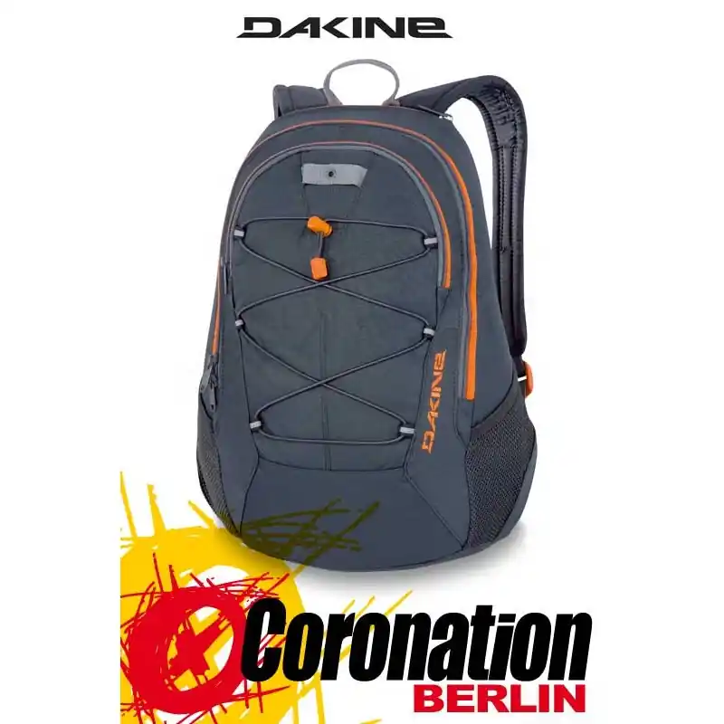 Dakine Transit Rucksack Street Schul & Freizeit Backpack Charcoal/Orange Letzte Chance