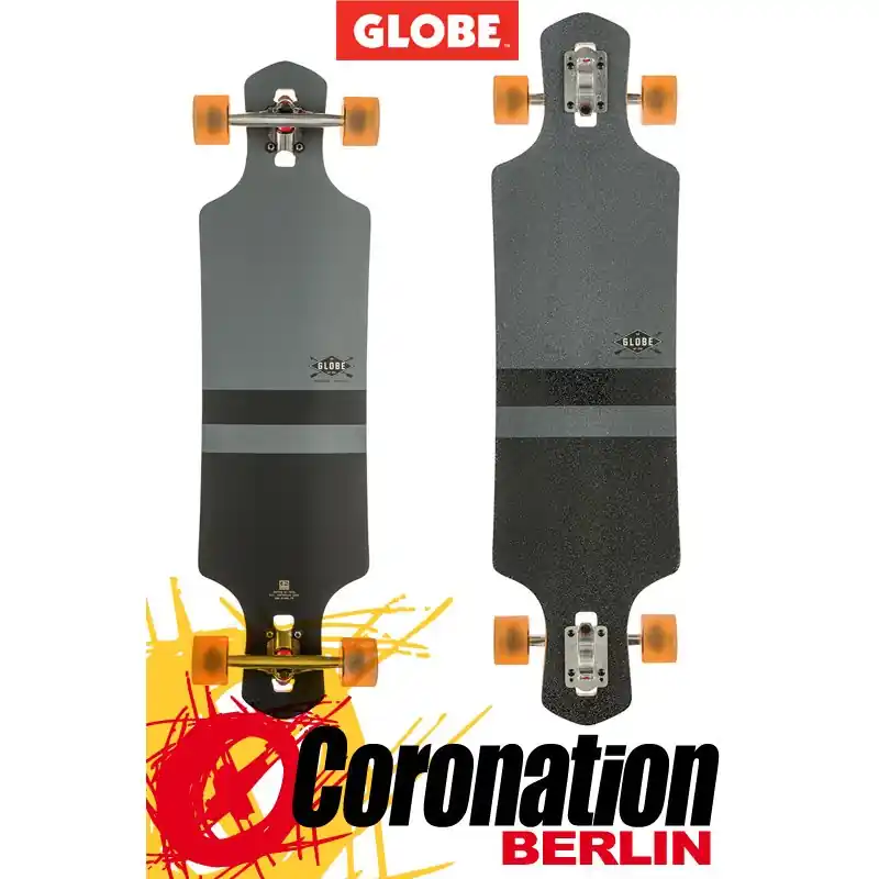 Globe Geminon Longboard - Charcoal Black Meistverkauft