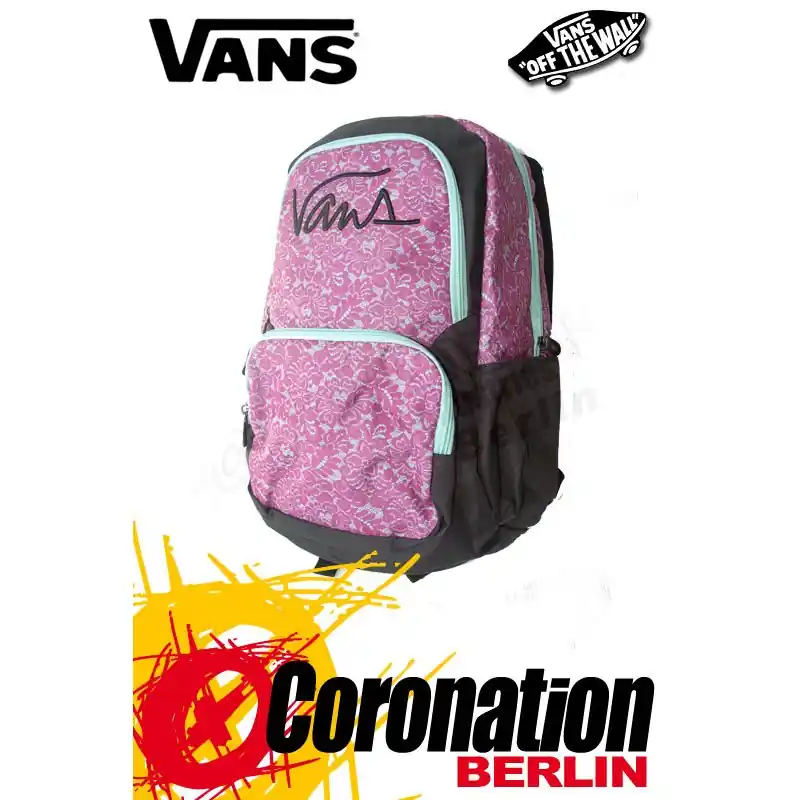 Expressversand Vans Laced Up Backpack - Pink Turquoise